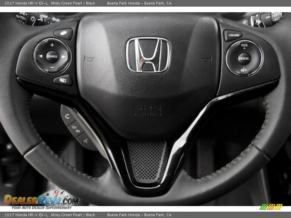 2017 Honda HR-V EX-L Misty Green Pearl / Black Photo #9