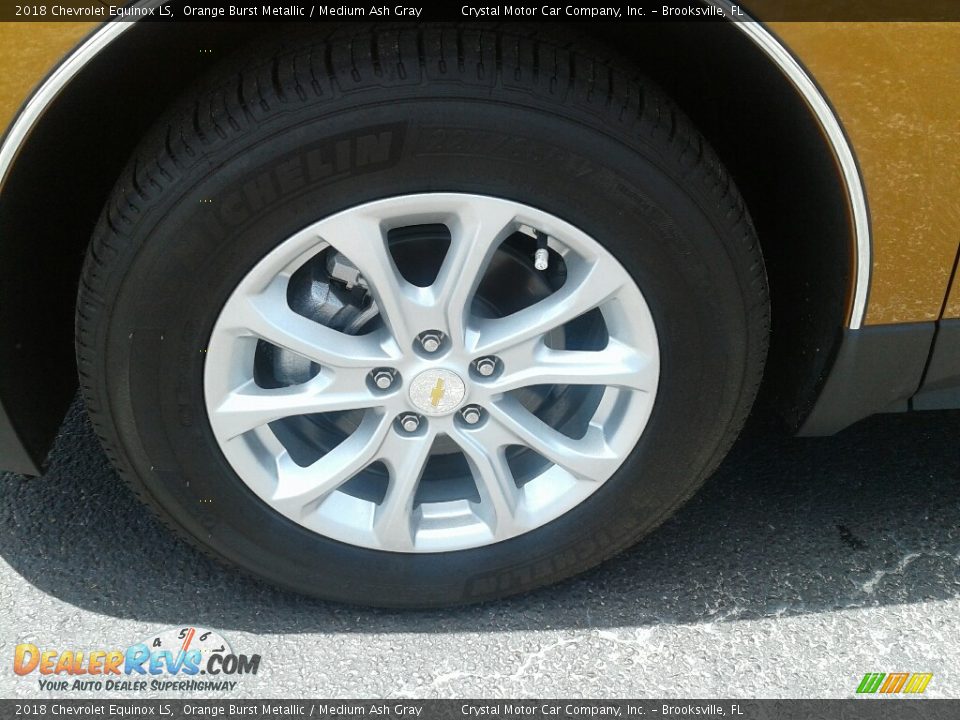 2018 Chevrolet Equinox LS Orange Burst Metallic / Medium Ash Gray Photo #20