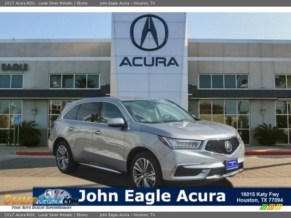 2017 Acura MDX Lunar Silver Metallic / Ebony Photo #1