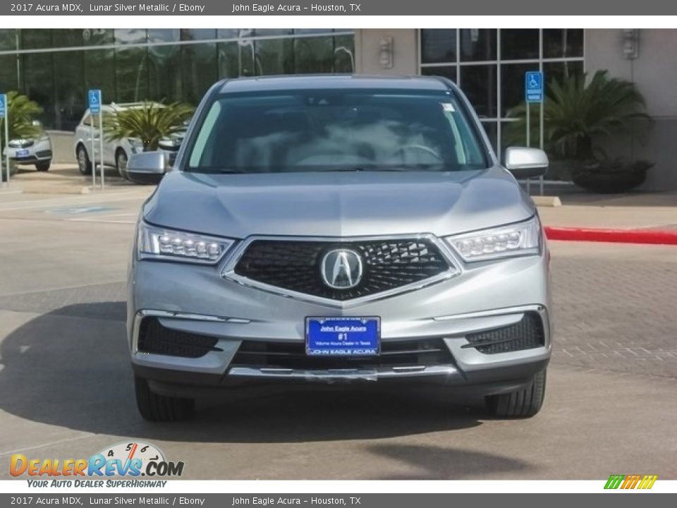 2017 Acura MDX Lunar Silver Metallic / Ebony Photo #2