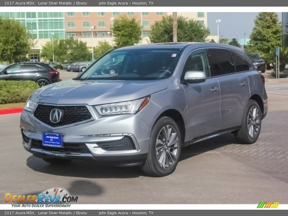 2017 Acura MDX Lunar Silver Metallic / Ebony Photo #3