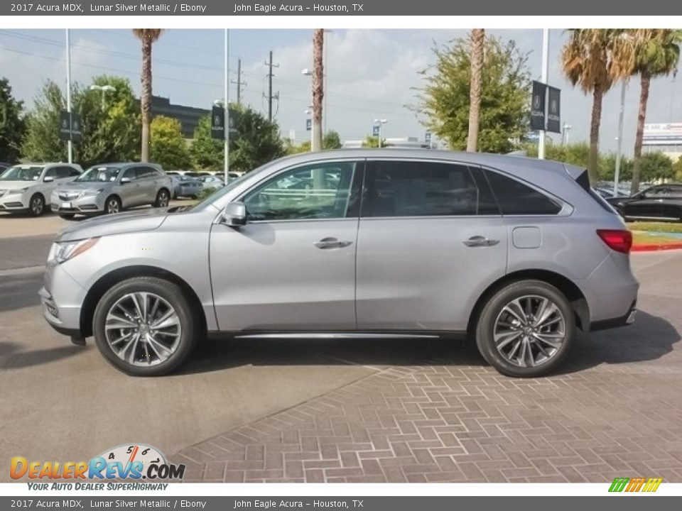 2017 Acura MDX Lunar Silver Metallic / Ebony Photo #4