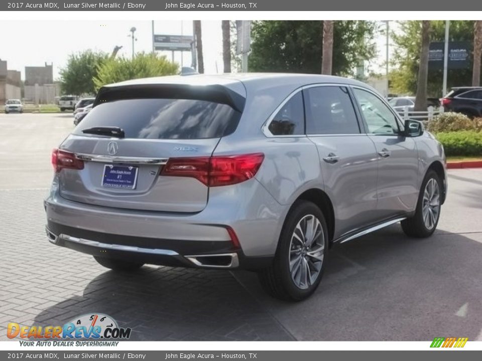 2017 Acura MDX Lunar Silver Metallic / Ebony Photo #7