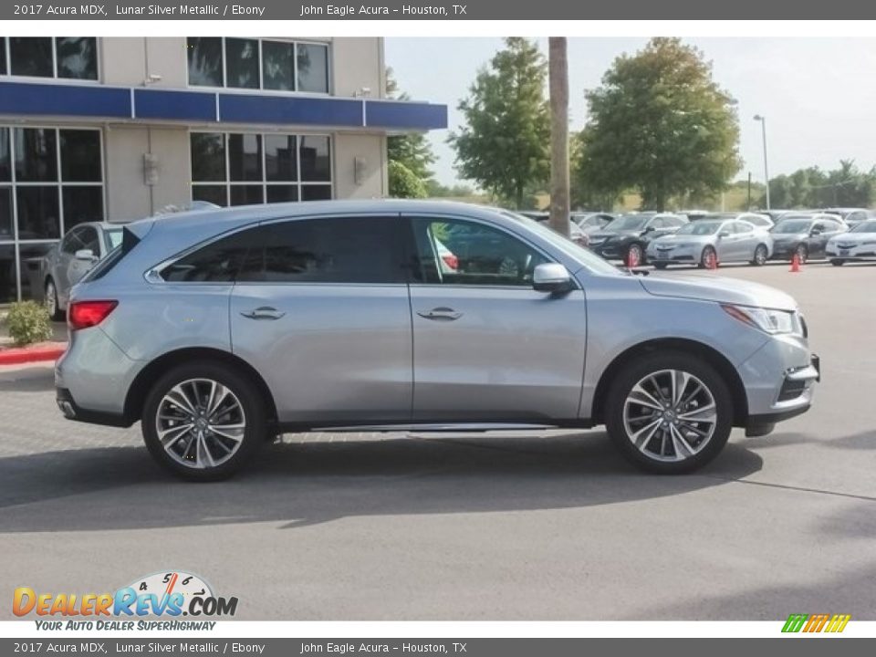2017 Acura MDX Lunar Silver Metallic / Ebony Photo #8