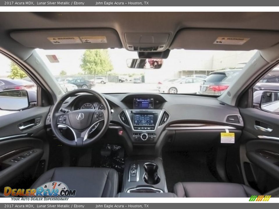 2017 Acura MDX Lunar Silver Metallic / Ebony Photo #9