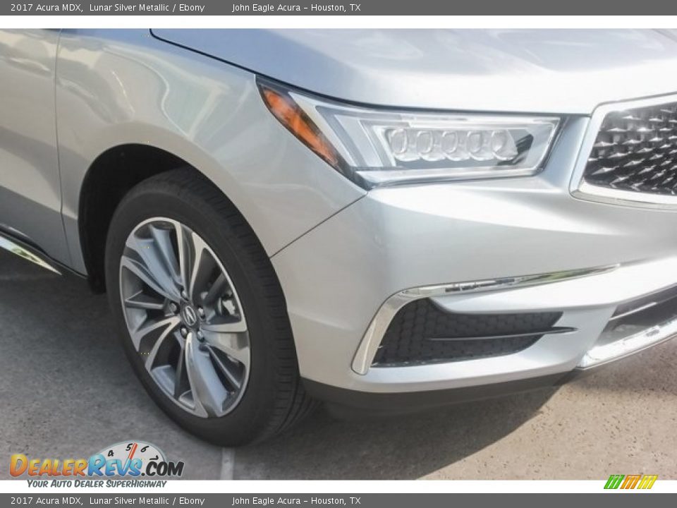 2017 Acura MDX Lunar Silver Metallic / Ebony Photo #10