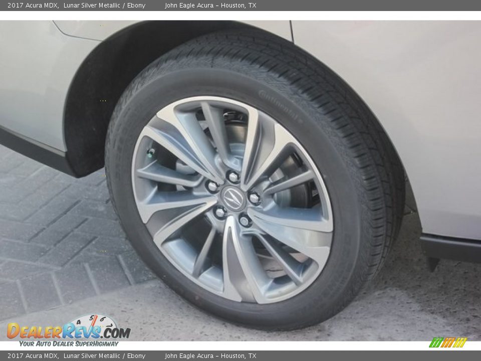 2017 Acura MDX Lunar Silver Metallic / Ebony Photo #11