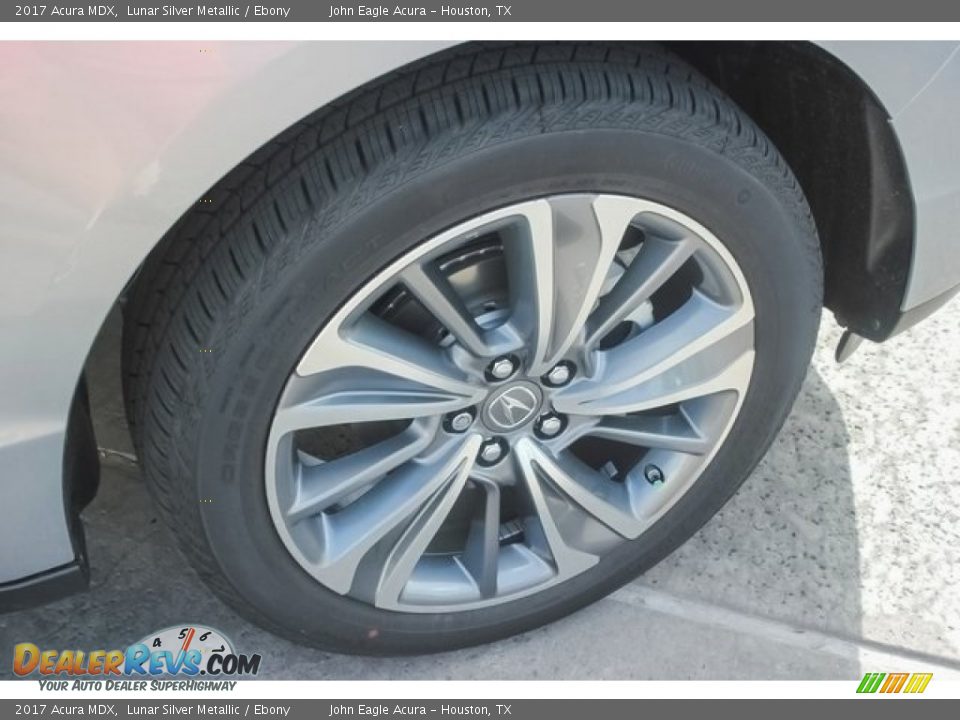 2017 Acura MDX Lunar Silver Metallic / Ebony Photo #12