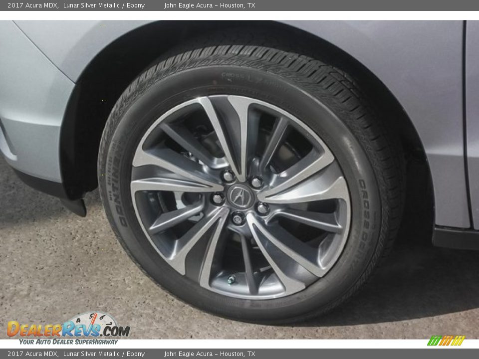 2017 Acura MDX Lunar Silver Metallic / Ebony Photo #14