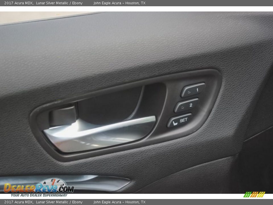 2017 Acura MDX Lunar Silver Metallic / Ebony Photo #16