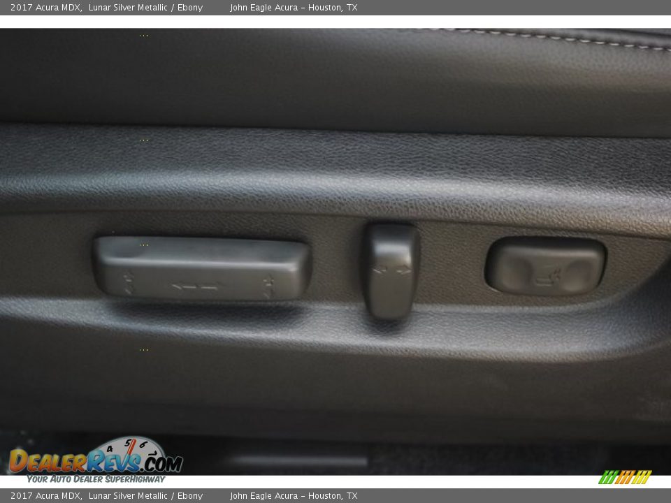 2017 Acura MDX Lunar Silver Metallic / Ebony Photo #19