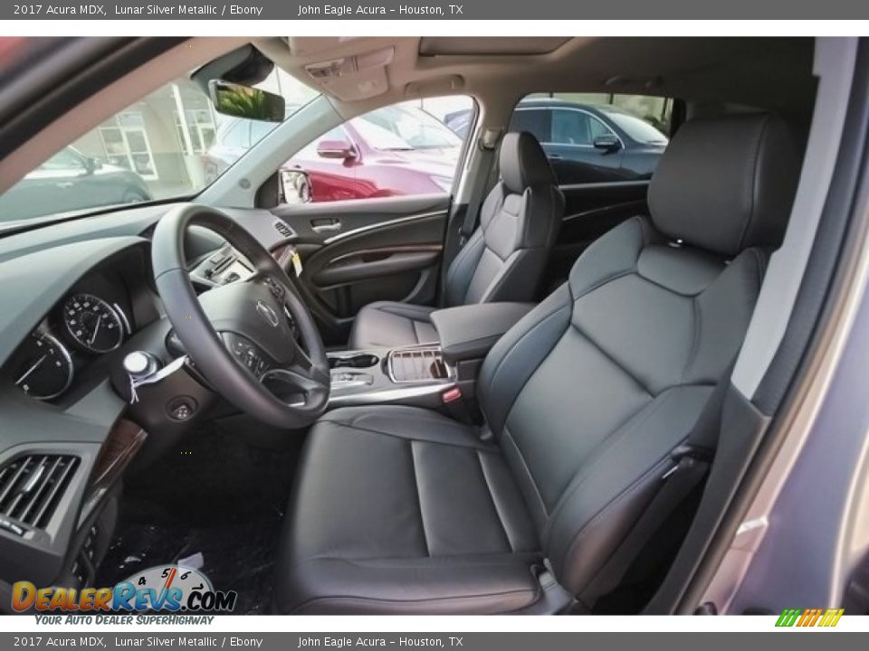 2017 Acura MDX Lunar Silver Metallic / Ebony Photo #22
