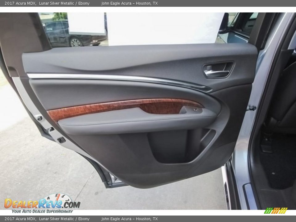 2017 Acura MDX Lunar Silver Metallic / Ebony Photo #23