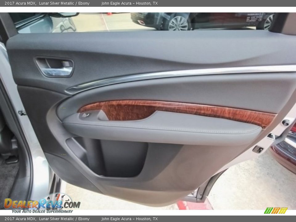 2017 Acura MDX Lunar Silver Metallic / Ebony Photo #27