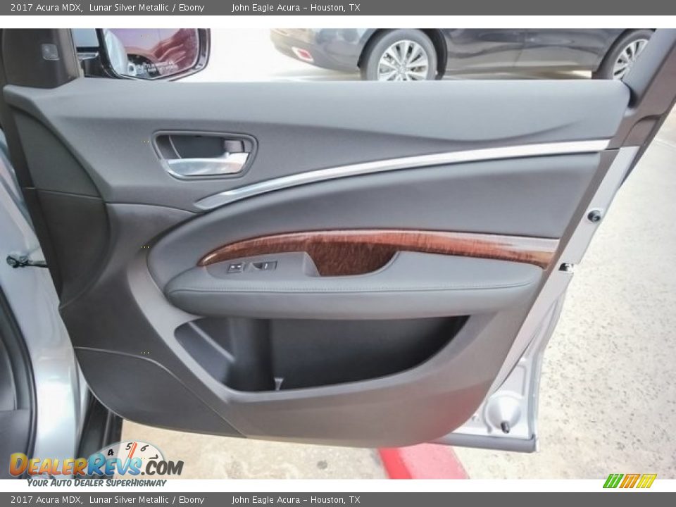 2017 Acura MDX Lunar Silver Metallic / Ebony Photo #29