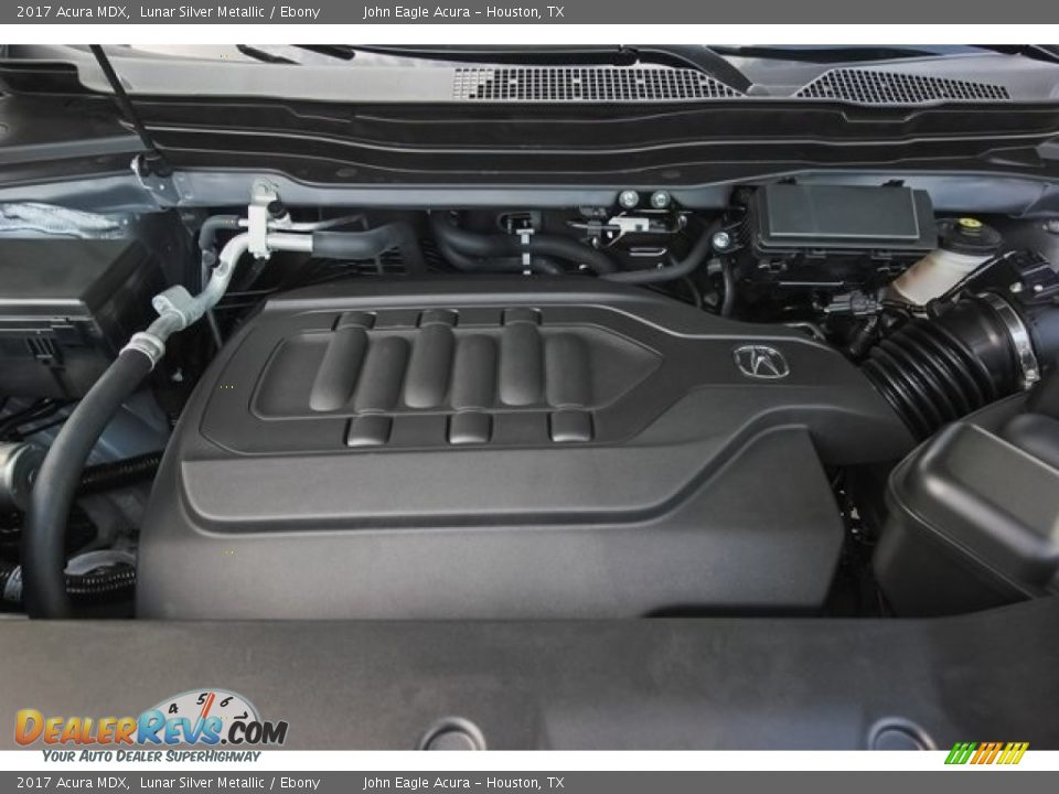 2017 Acura MDX Lunar Silver Metallic / Ebony Photo #31