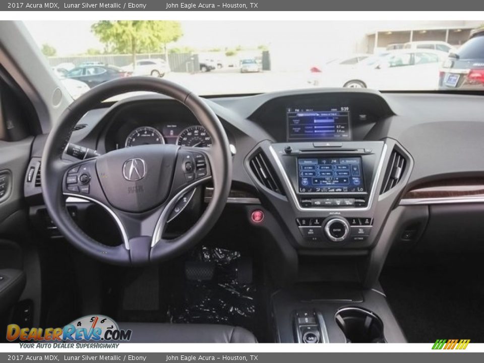 2017 Acura MDX Lunar Silver Metallic / Ebony Photo #32