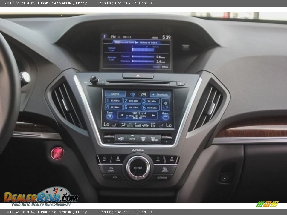 2017 Acura MDX Lunar Silver Metallic / Ebony Photo #34