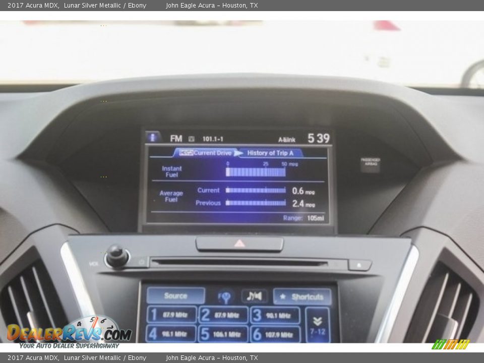 2017 Acura MDX Lunar Silver Metallic / Ebony Photo #35