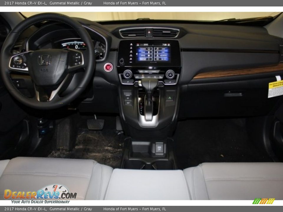 2017 Honda CR-V EX-L Gunmetal Metallic / Gray Photo #7