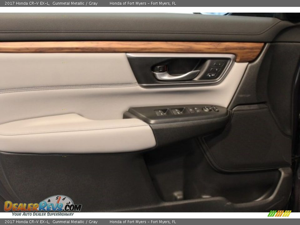 2017 Honda CR-V EX-L Gunmetal Metallic / Gray Photo #8