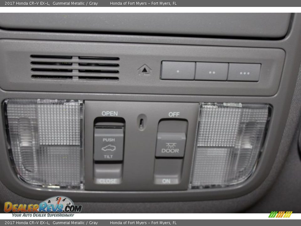 2017 Honda CR-V EX-L Gunmetal Metallic / Gray Photo #25