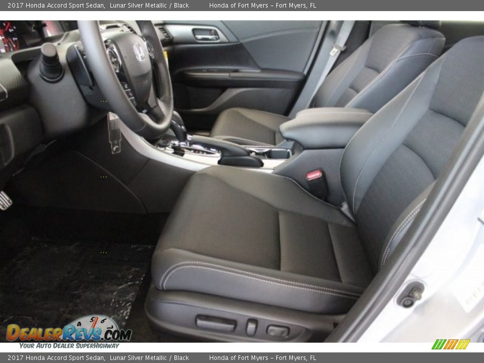 2017 Honda Accord Sport Sedan Lunar Silver Metallic / Black Photo #9