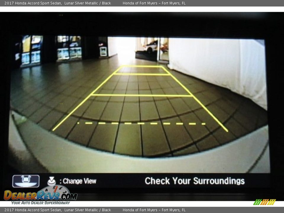 2017 Honda Accord Sport Sedan Lunar Silver Metallic / Black Photo #18