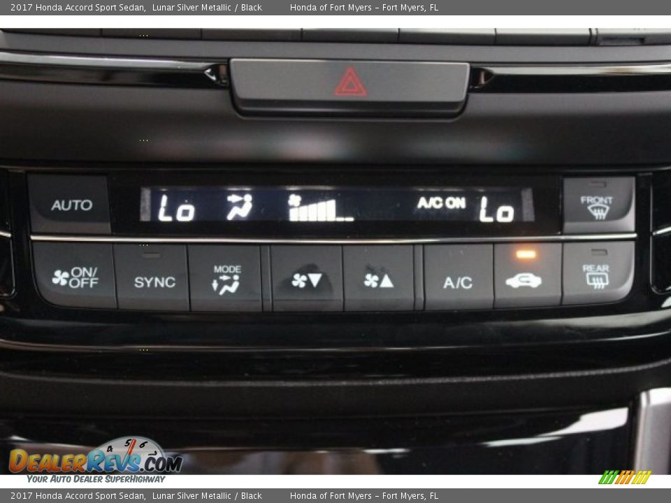 2017 Honda Accord Sport Sedan Lunar Silver Metallic / Black Photo #20