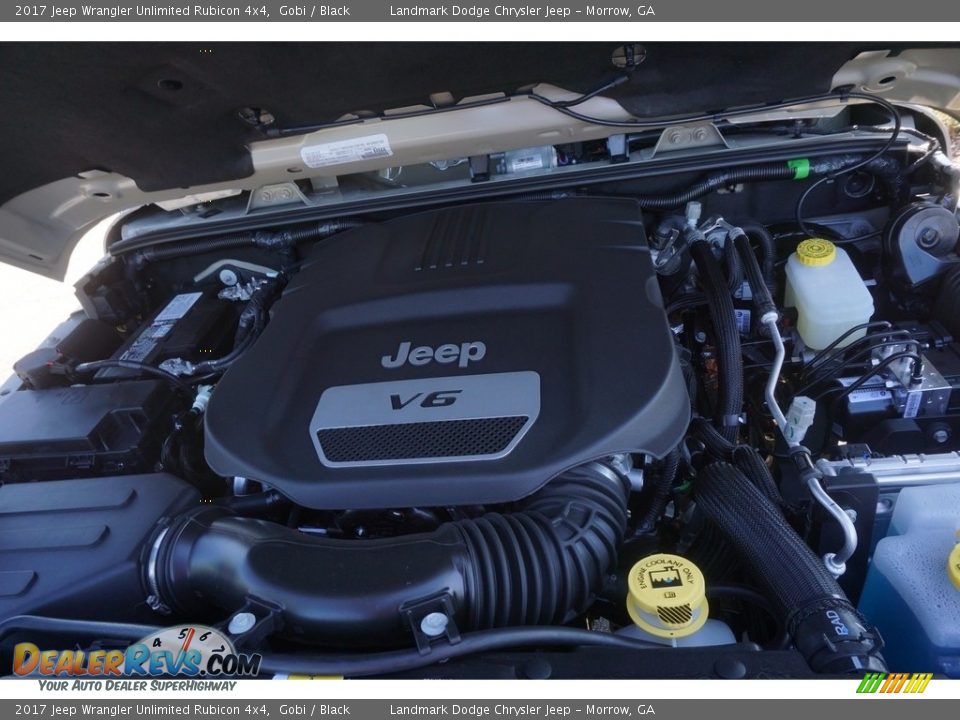 2017 Jeep Wrangler Unlimited Rubicon 4x4 Gobi / Black Photo #5