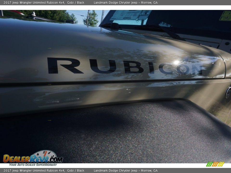 2017 Jeep Wrangler Unlimited Rubicon 4x4 Gobi / Black Photo #7
