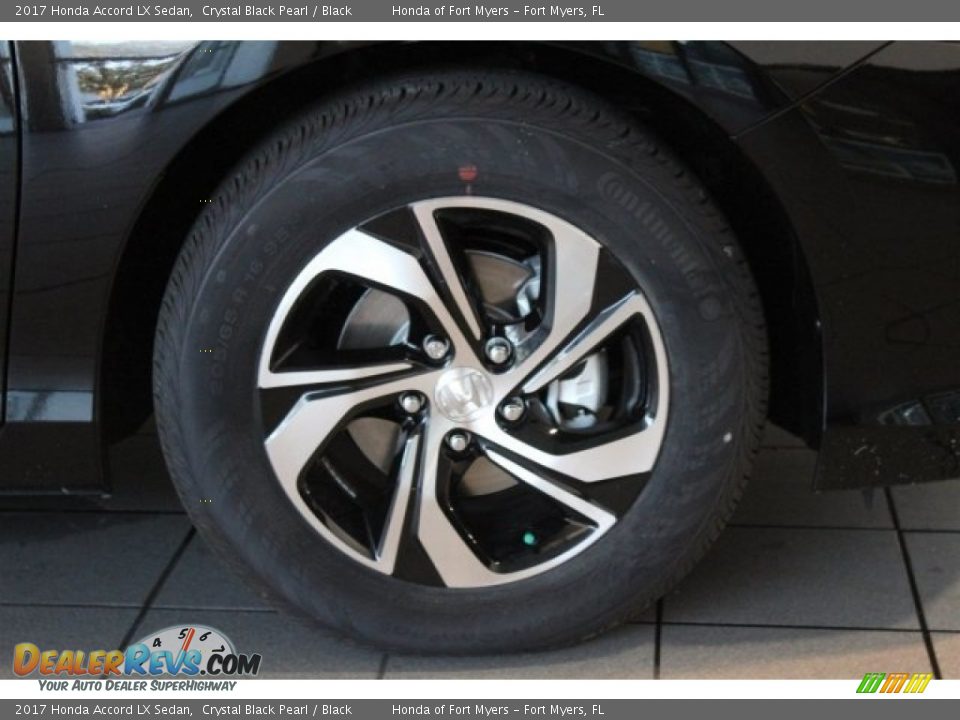 2017 Honda Accord LX Sedan Crystal Black Pearl / Black Photo #2