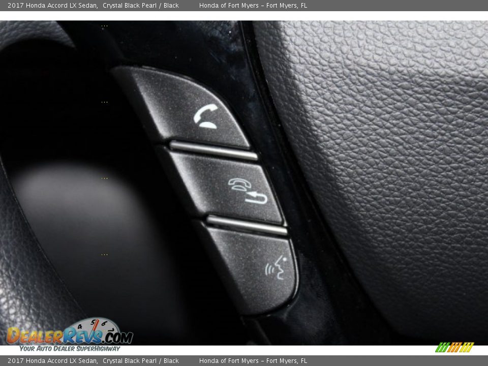 2017 Honda Accord LX Sedan Crystal Black Pearl / Black Photo #14