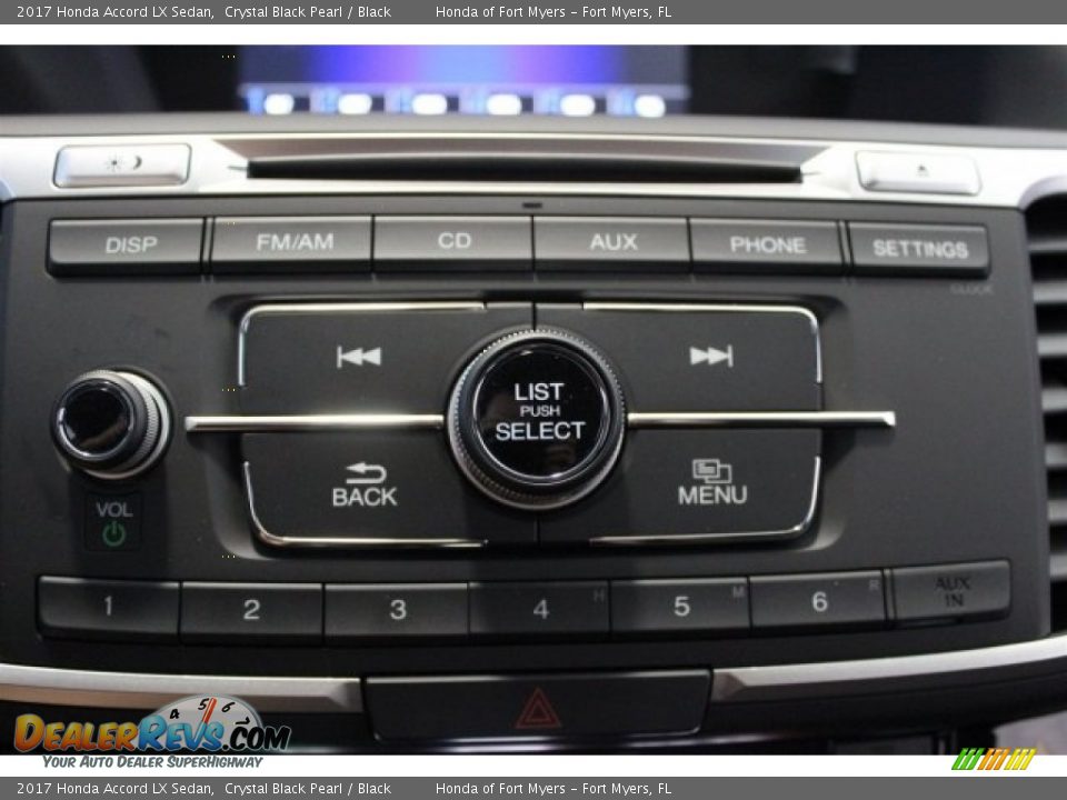 2017 Honda Accord LX Sedan Crystal Black Pearl / Black Photo #18