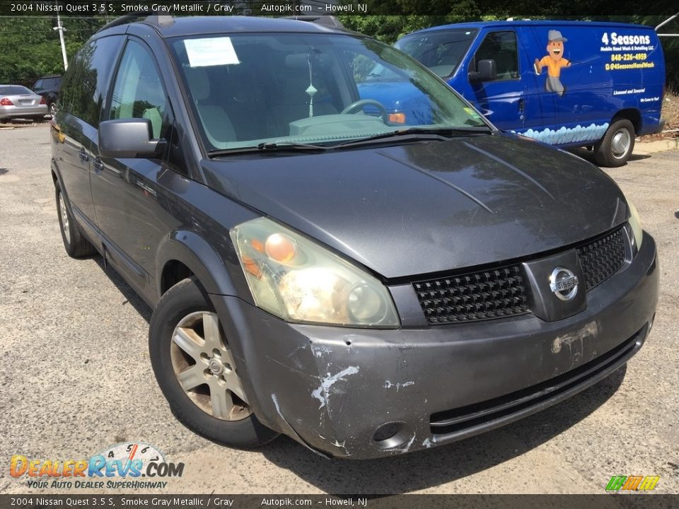 2004 Nissan Quest 3.5 S Smoke Gray Metallic / Gray Photo #1