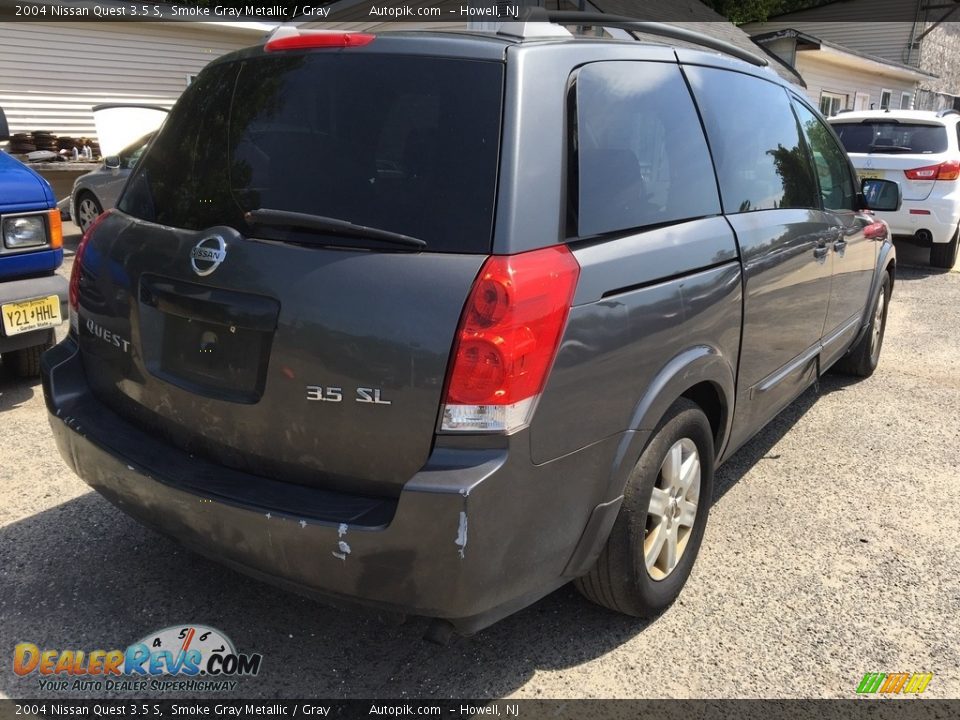 2004 Nissan Quest 3.5 S Smoke Gray Metallic / Gray Photo #5