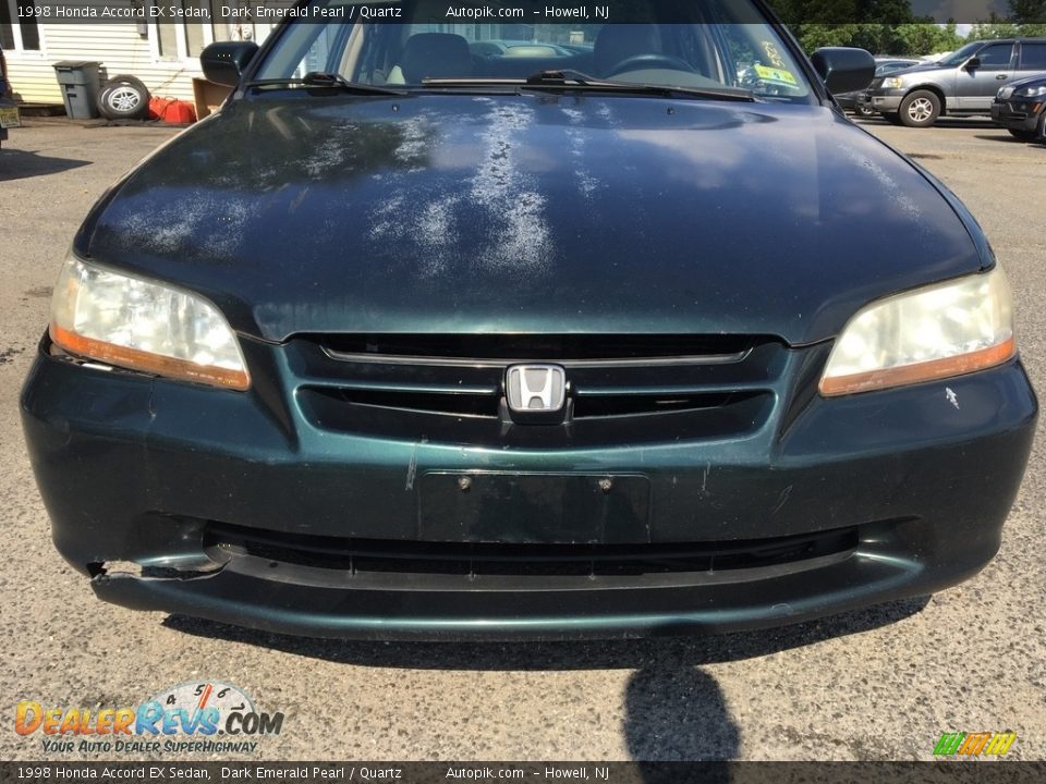 1998 Honda Accord EX Sedan Dark Emerald Pearl / Quartz Photo #2