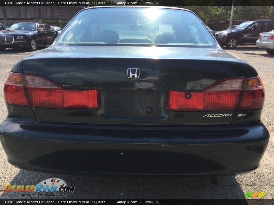 1998 Honda Accord EX Sedan Dark Emerald Pearl / Quartz Photo #5