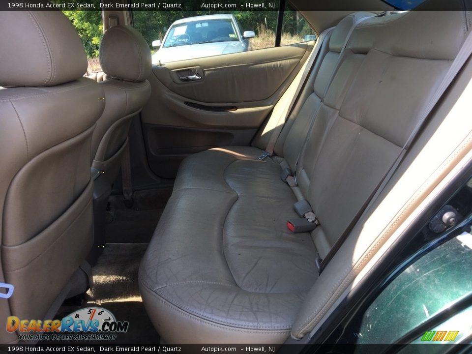 1998 Honda Accord EX Sedan Dark Emerald Pearl / Quartz Photo #8
