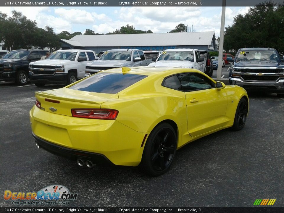 2017 Chevrolet Camaro LT Coupe Bright Yellow / Jet Black Photo #5