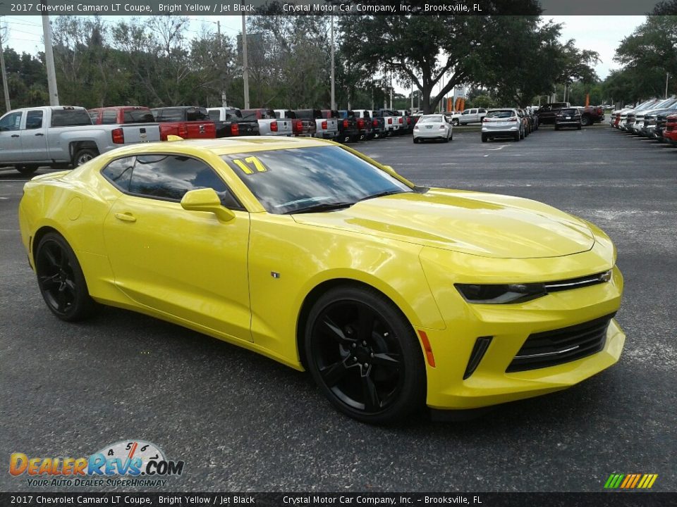 2017 Chevrolet Camaro LT Coupe Bright Yellow / Jet Black Photo #7