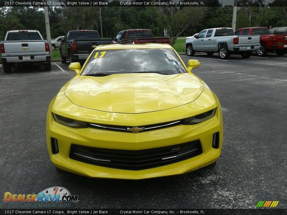 2017 Chevrolet Camaro LT Coupe Bright Yellow / Jet Black Photo #8