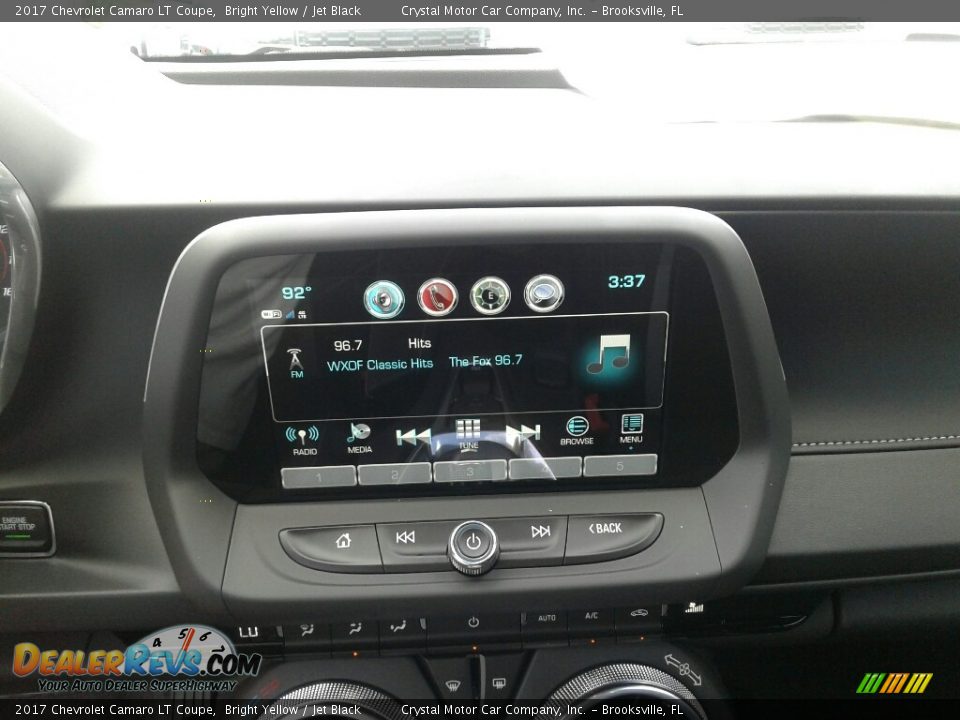 2017 Chevrolet Camaro LT Coupe Bright Yellow / Jet Black Photo #15