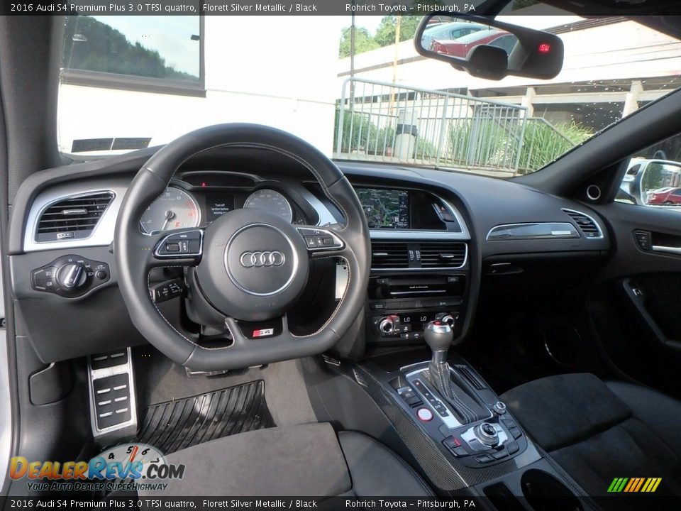 Black Interior - 2016 Audi S4 Premium Plus 3.0 TFSI quattro Photo #8