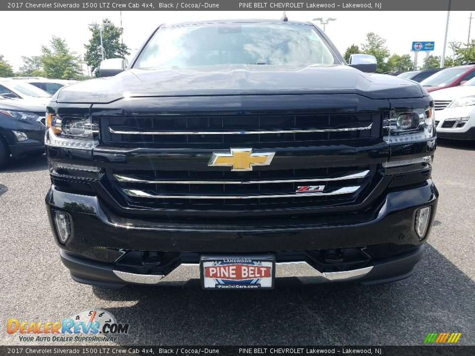 2017 Chevrolet Silverado 1500 LTZ Crew Cab 4x4 Black / Cocoa/­Dune Photo #2