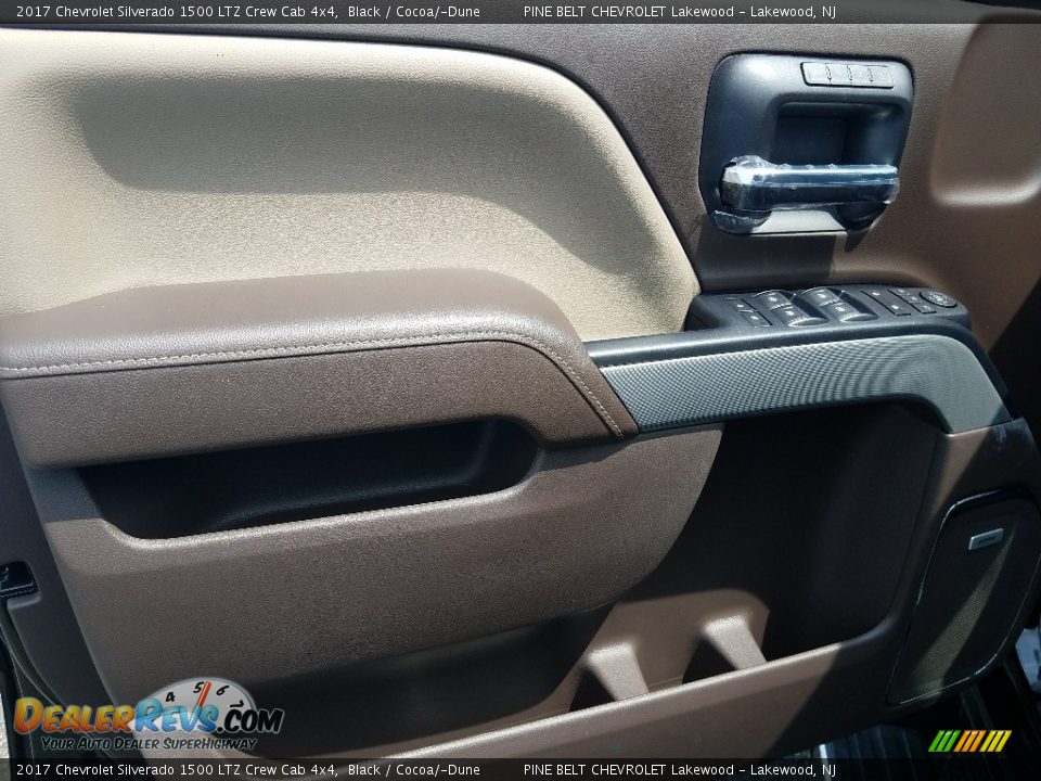 2017 Chevrolet Silverado 1500 LTZ Crew Cab 4x4 Black / Cocoa/­Dune Photo #8