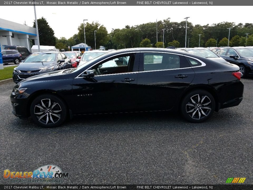 2017 Chevrolet Malibu LT Mosaic Black Metallic / Dark Atmosphere/Loft Brown Photo #3