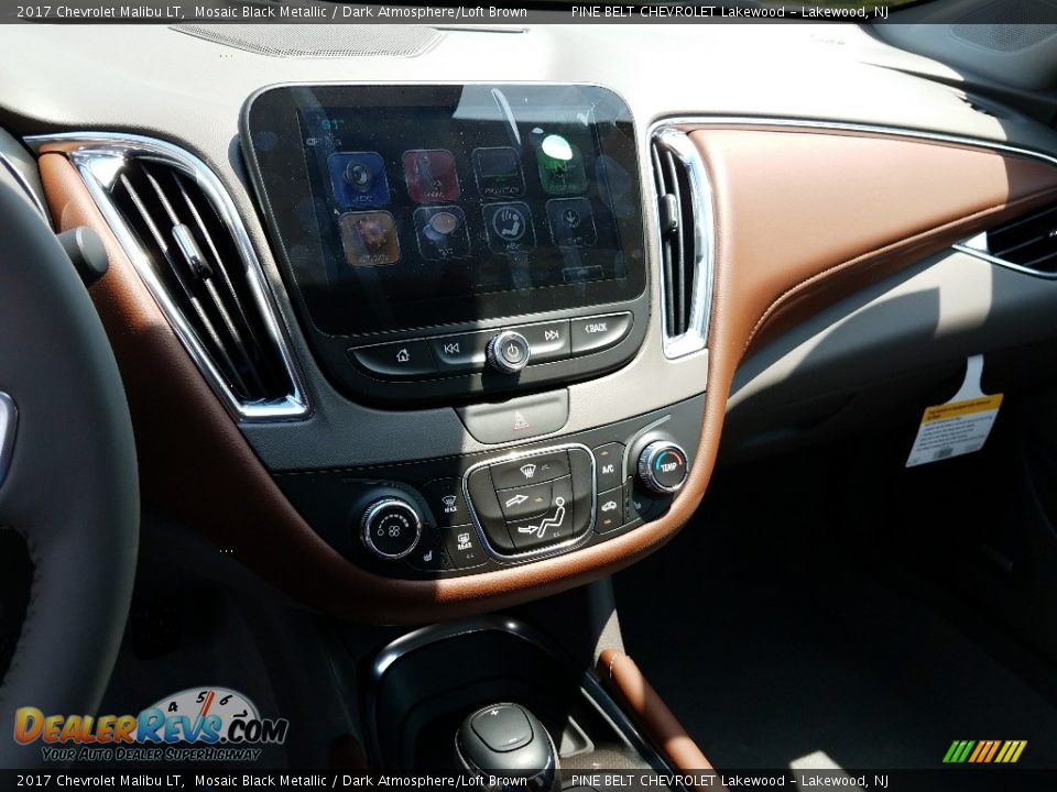 2017 Chevrolet Malibu LT Mosaic Black Metallic / Dark Atmosphere/Loft Brown Photo #10