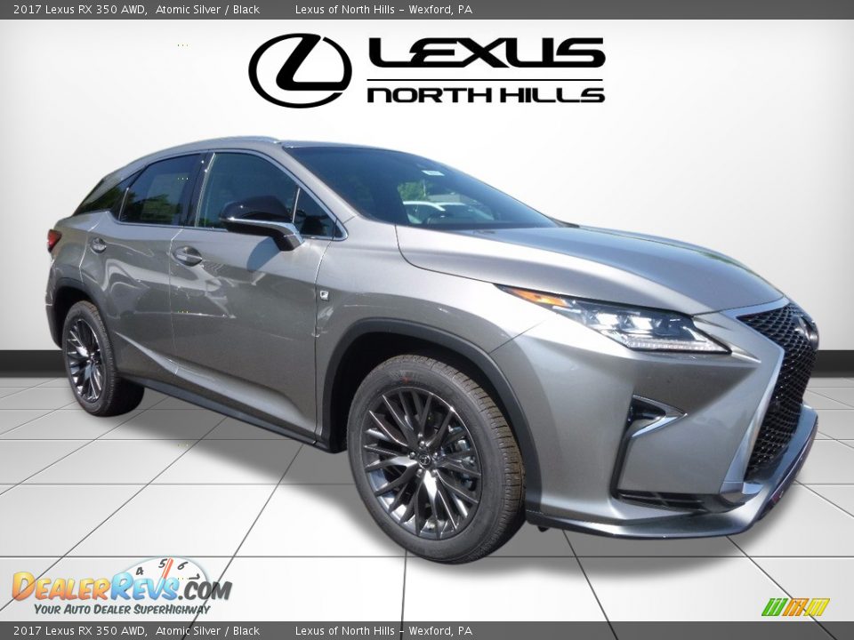 2017 Lexus RX 350 AWD Atomic Silver / Black Photo #1