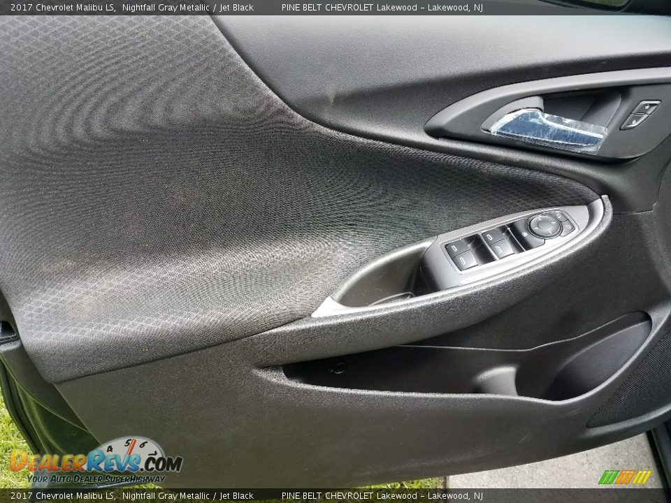 2017 Chevrolet Malibu LS Nightfall Gray Metallic / Jet Black Photo #8